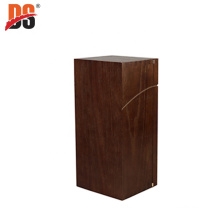 DS Wholesale Top Quality Gift Packaging Solid Oak Laser Engraving Logo Wine Wooden Box